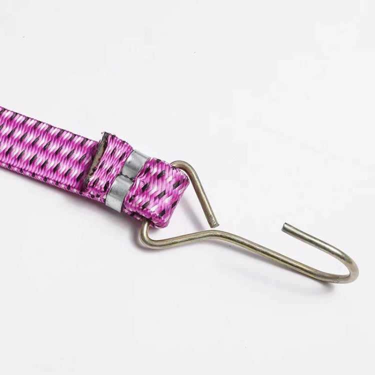 2 PCS 2m Elastic Strapping Rope Luggage Packing Tape for Bicycle Motorcycle Back Seat, Random Color Delivery