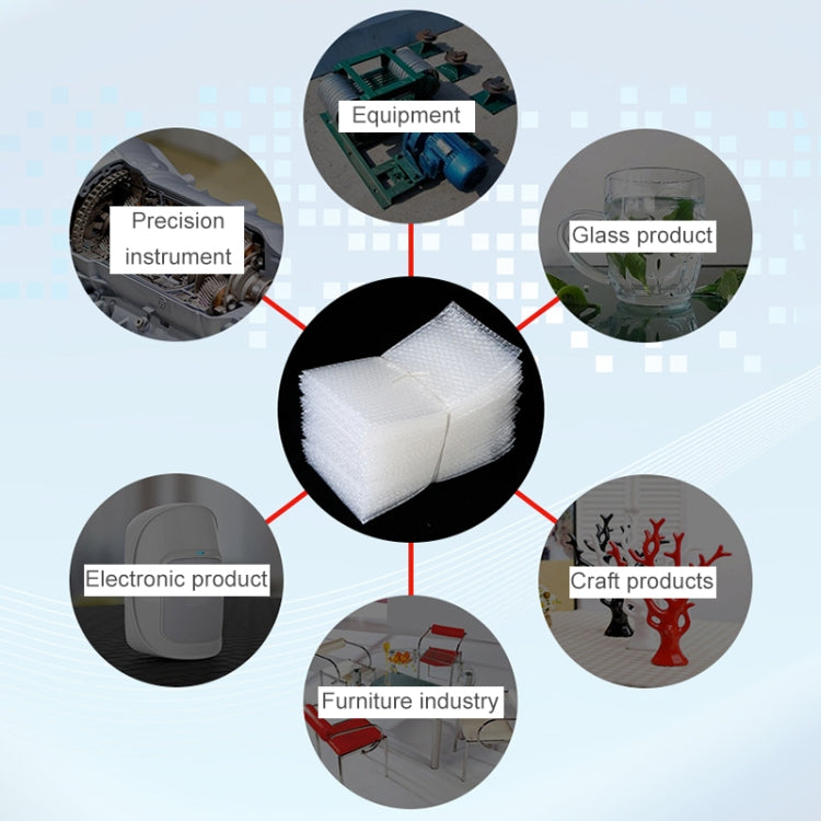 2000 PCS Double-layer Self-adhesive Bubble Bag, Size: 20x25+4cm