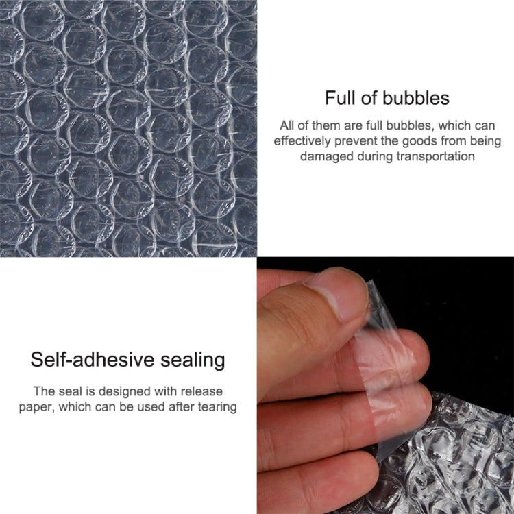 2000 PCS Double-layer Self-adhesive Bubble Bag, Size: 20x25+4cm