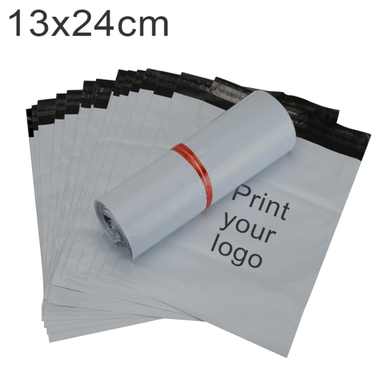 30000 PCS 13x24cm Custom Printed Thick Plastic Courier Bags with Your Logo for Products Packaging & Shipment