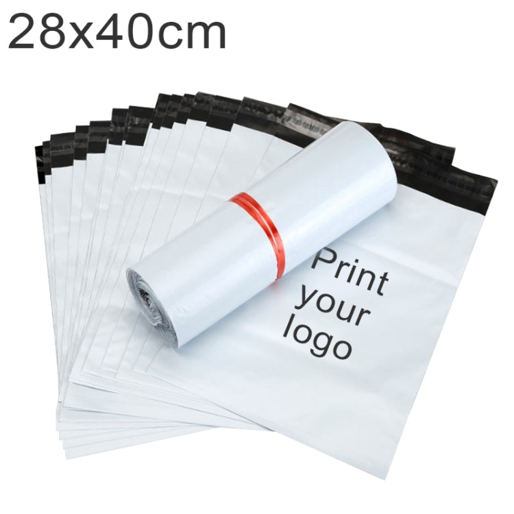 20000 PCS 28x40cm Custom Printed Thick Plastic Courier Bags with Your Logo for Products Packaging & Shipment