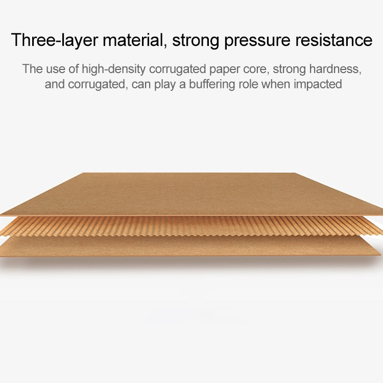 100 PCS Kraft Paper Shipping Box Packaging Box, Size: T1, 15x15x5cm