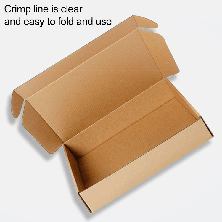 100 PCS Kraft Paper Shipping Box Packaging Box, Size: T8, 29x29x8cm