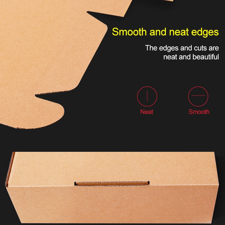 100 PCS Kraft Paper Shipping Box Packaging Box, Size: T12, 36x26x6cm