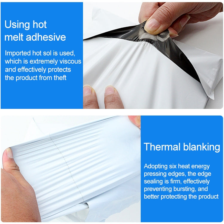 100 PCS / Roll Thick Express Bag Packaging Bag Waterproof Plastic Bag, Size: 55x65cm