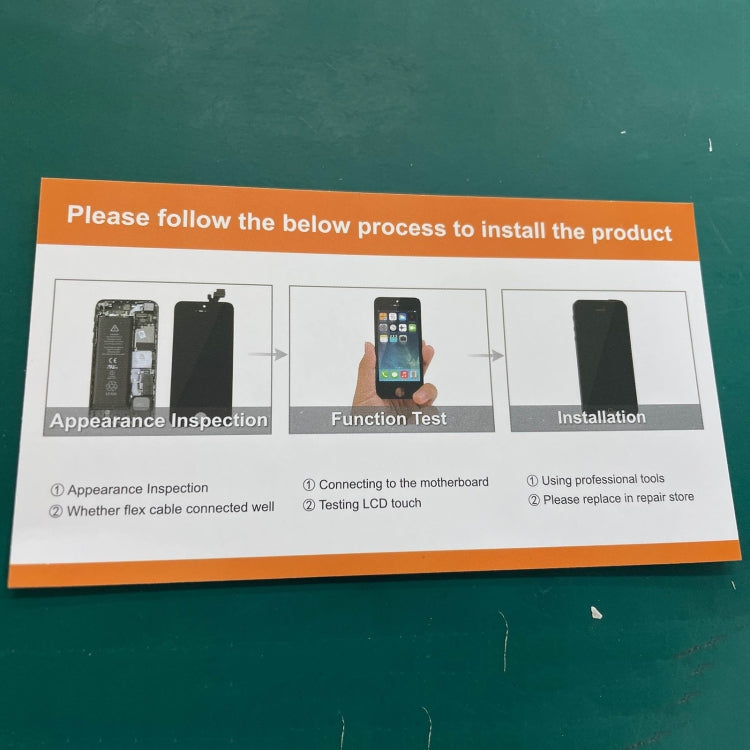 11x6cm Repair Parts Card