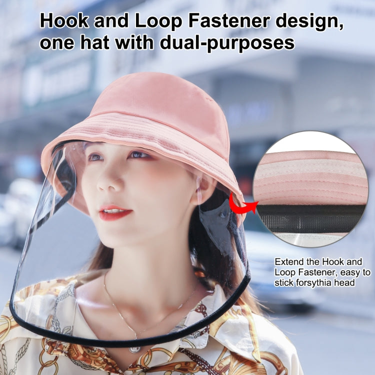 50 PCS Anti-Saliva Splash Anti-Spitting Anti-Fog Anti-Oil Protective Cap Mask Removable Face Shield