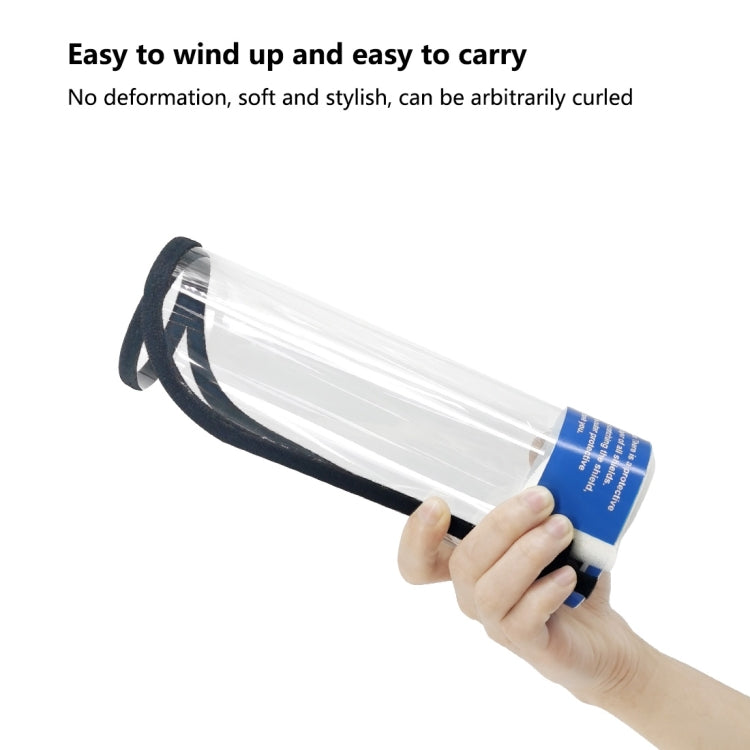 100 PCS Puluz Anti-Saliva Splash Anti-Spitting Anti-Fog Anti-Oil Protective Face Shields Mask with Elastic Band