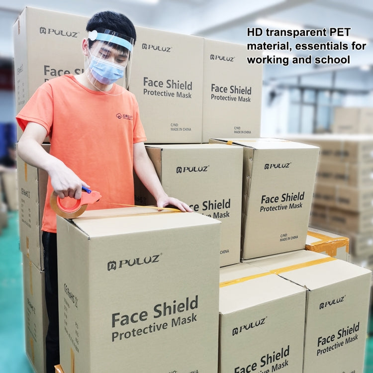 10 PCS Clear Protective Face Shield Anti-Saliva Splash Anti-Spitting Anti-Fog Anti-Oil Mask with Elastic Band