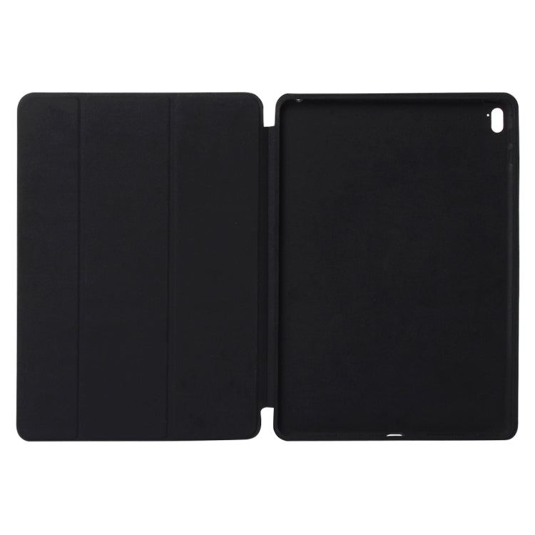 Horizontal Flip Solid Color Leather Case with Three-folding Holder & Wake-up / Sleep Function for iPad Pro 9.7 inch