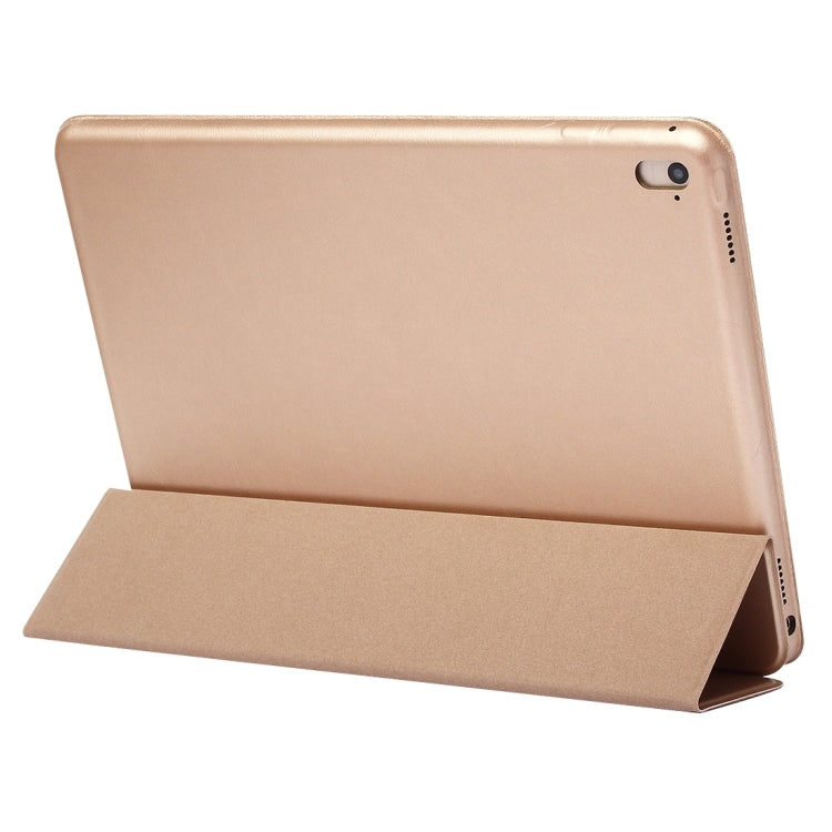 Horizontal Flip Solid Color Leather Case with Three-folding Holder & Wake-up / Sleep Function for iPad Pro 9.7 inch