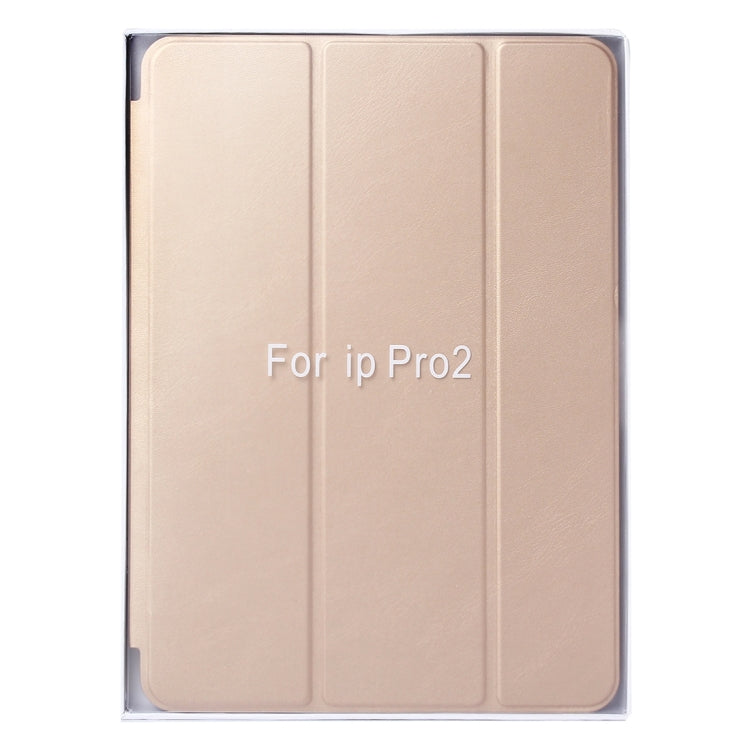 Horizontal Flip Solid Color Leather Case with Three-folding Holder & Wake-up / Sleep Function for iPad Pro 9.7 inch