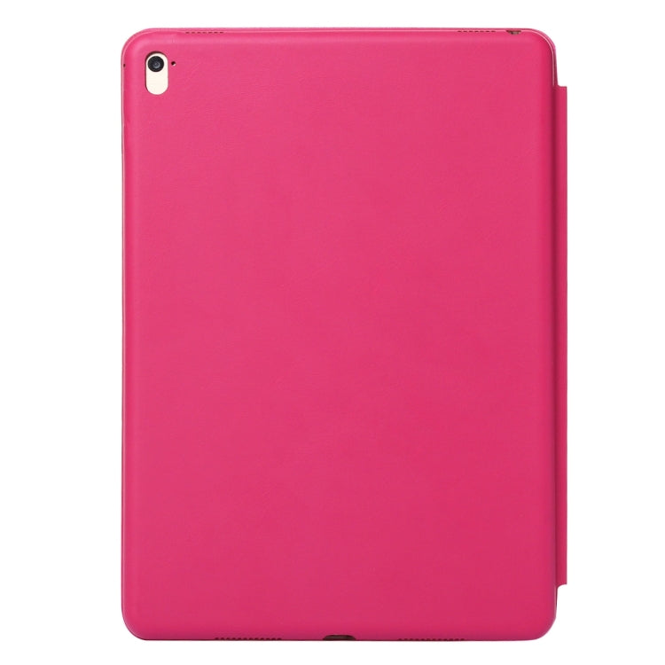 Horizontal Flip Solid Color Leather Case with Three-folding Holder & Wake-up / Sleep Function for iPad Pro 9.7 inch