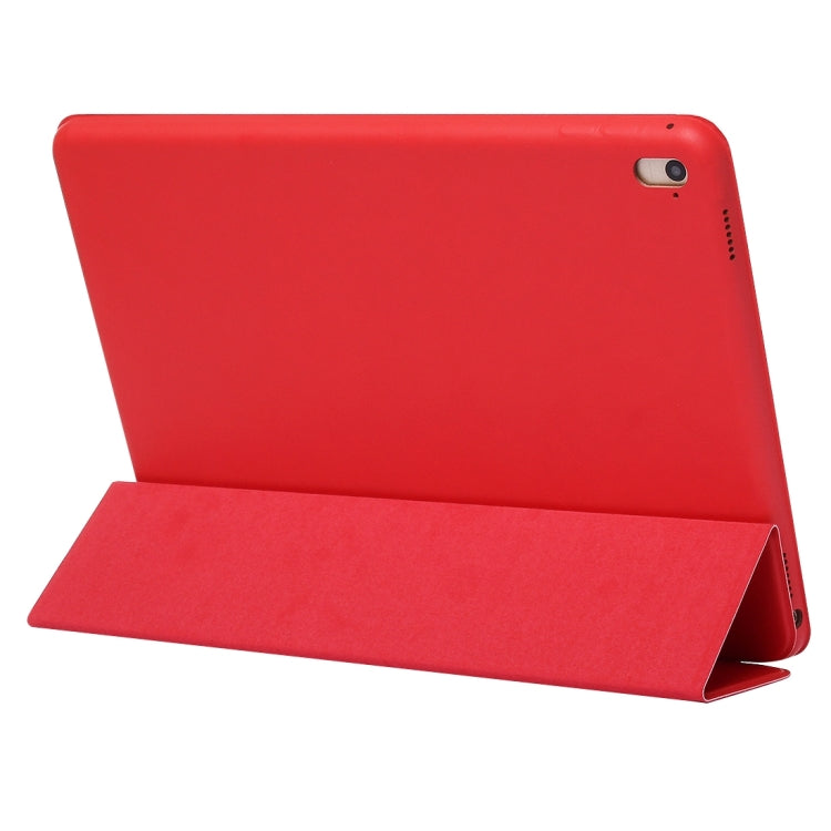 Horizontal Flip Solid Color Leather Case with Three-folding Holder & Wake-up / Sleep Function for iPad Pro 9.7 inch