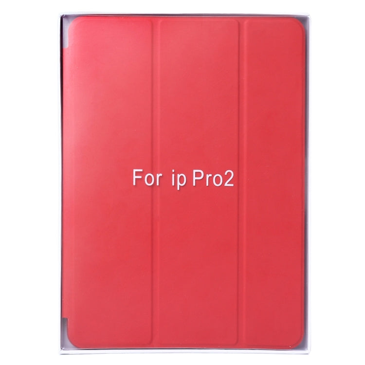 Horizontal Flip Solid Color Leather Case with Three-folding Holder & Wake-up / Sleep Function for iPad Pro 9.7 inch