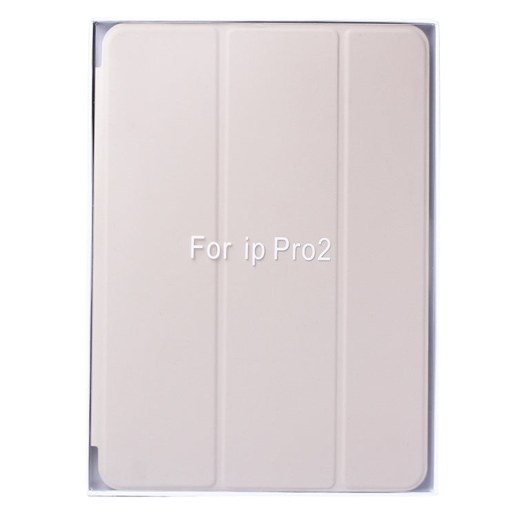 Horizontal Flip Solid Color Leather Case with Three-folding Holder & Wake-up / Sleep Function for iPad Pro 9.7 inch
