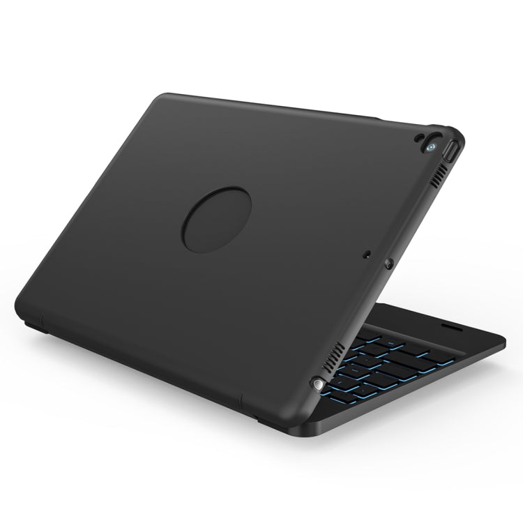 F19B for iPad 9.7 (2017/2018) & iPad Air & Air 2 & iPad Pro 9.7 & New iPad 9.7 inch (2017) Ultra-thin ABS Horizontal Flip Tablet Case + Bluetooth Keyboard