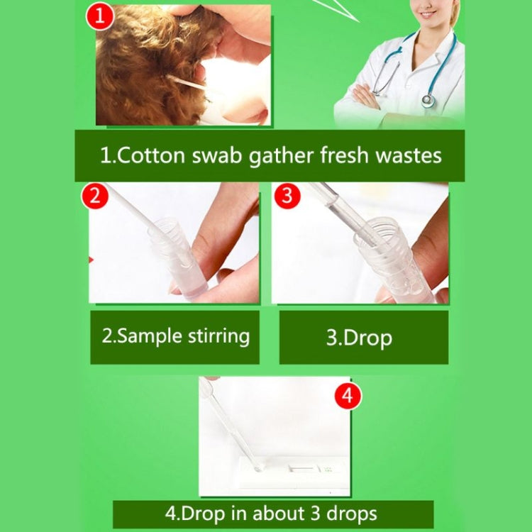 Pet Home Health Detection Fever Virus Test Card Feline Cat FPV Test Paper