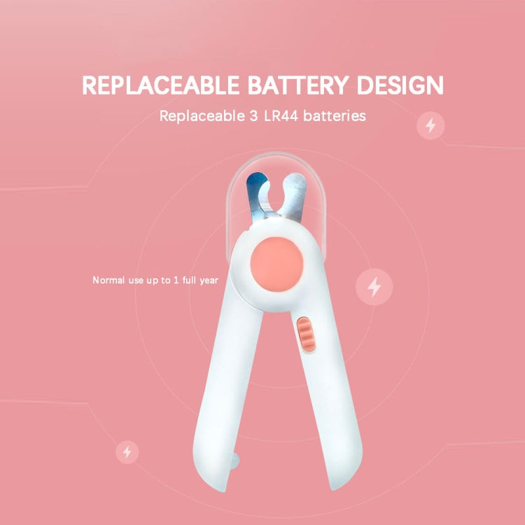 Pet Cat and Dog LED Light Nail Clippers