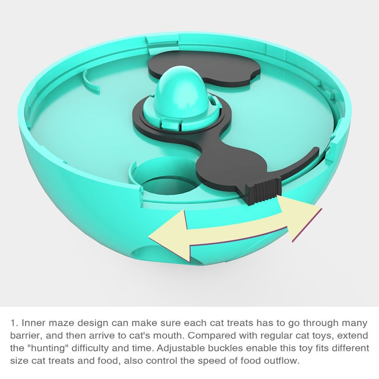 Pet Toy Cat Shaking Food Ball Tumbler Toy Ball