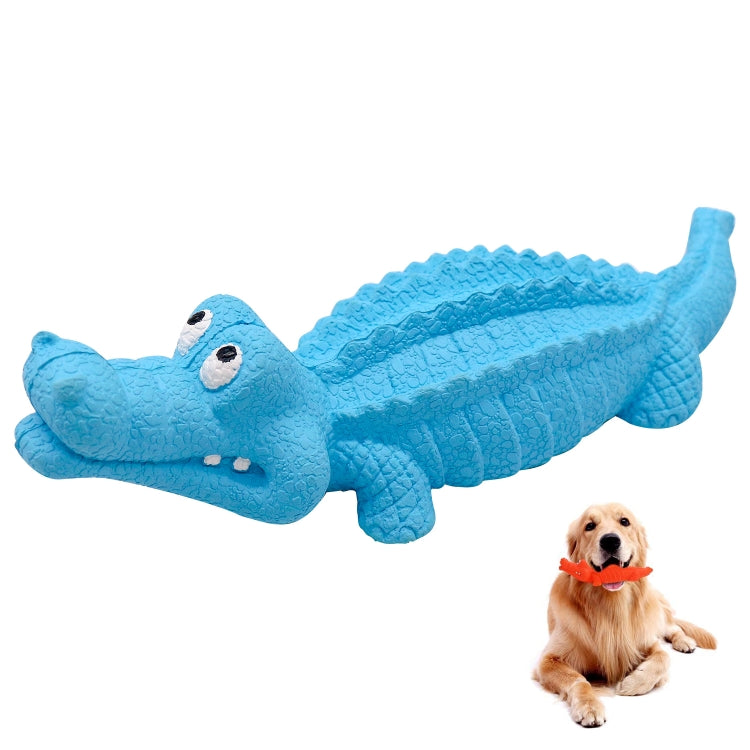 Crocodile Shape Natural Rubber Dog Voice Toy Pet Supplies