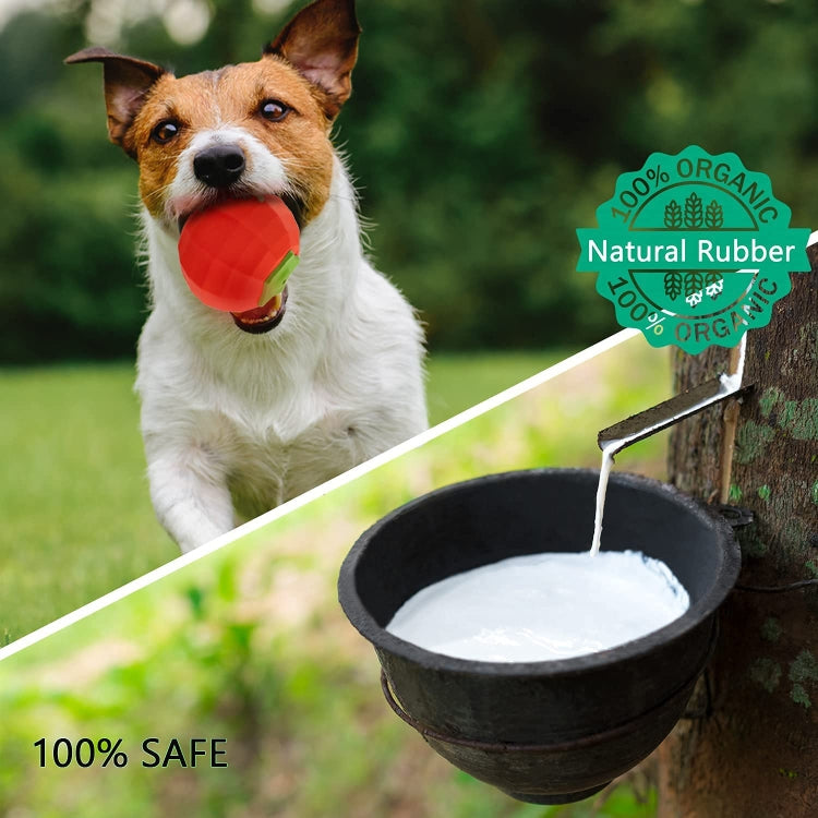 Tomato Shape Pet Sound Rubber Toy Pet Supplies