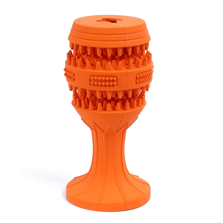 Goblet Shaped Dog Teeth Cleaning Rubber Feeding Toys Pet Supplies