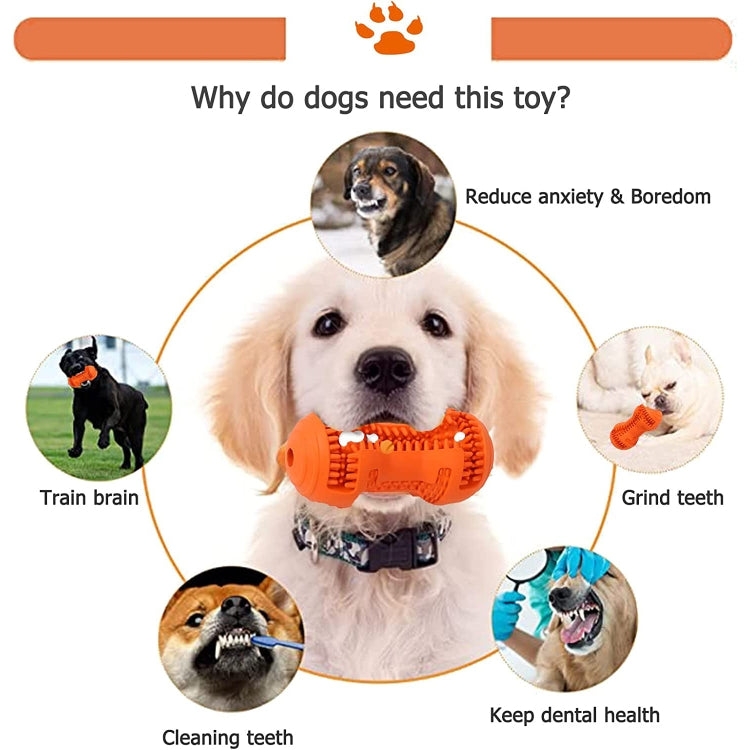 Rubber Hammer Shape Dog Cleansing Teeth Molar Leakage Toys Pet Supplies