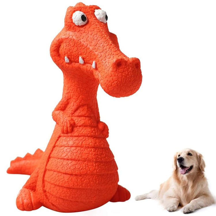 Dinosaur Shape Rubber Dog Sounding Toys Pet Products
