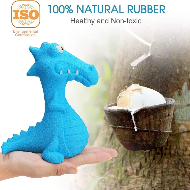Dinosaur Shape Rubber Dog Sounding Toys Pet Products