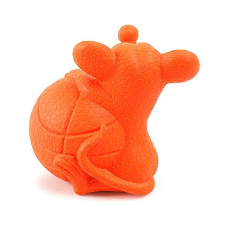 Mouse Basketball Shape Rubber Dog Voice Toy Pet Products