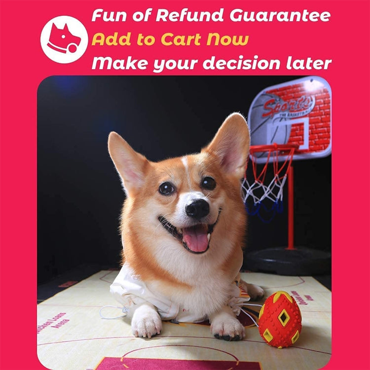 Hollow Egg Rubber Dog Leaking Sound Toy Pet Product