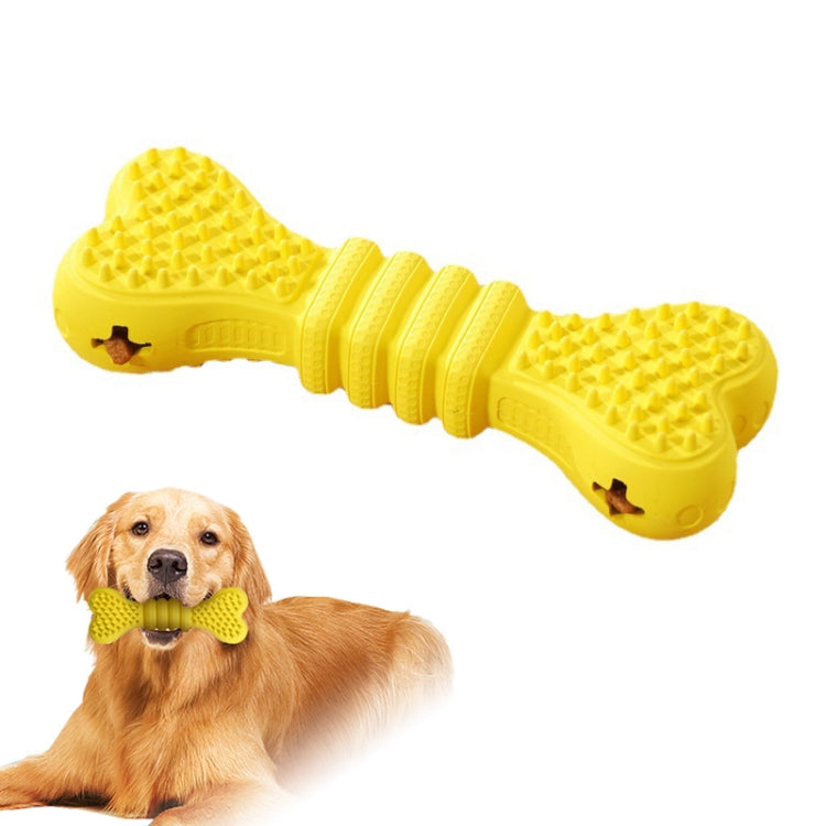 Large Bone Shape Rubber Dog Molar Leakage Feeding Toys Pet Products