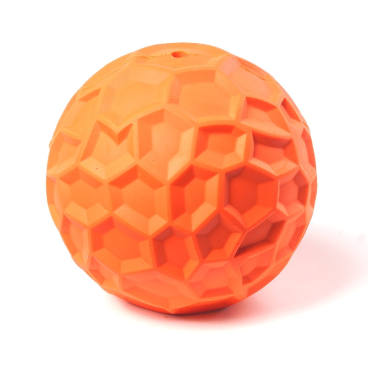 Small Rubber Masonry Stone Ball Shape Dog Leaking Sound Toy Pet Product