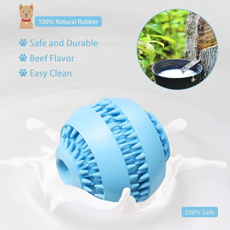 Small Rubber Teeth Leak Ball Dog Toy Pet Products