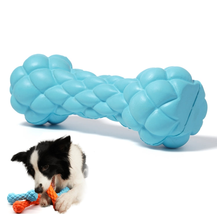 Small Rubber Dumbbell Shape Dog Vocalization Toy Pet Products