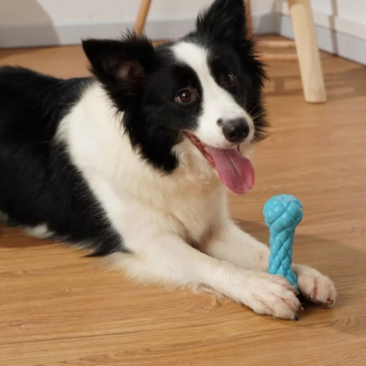 Small Rubber Dumbbell Shape Dog Vocalization Toy Pet Products