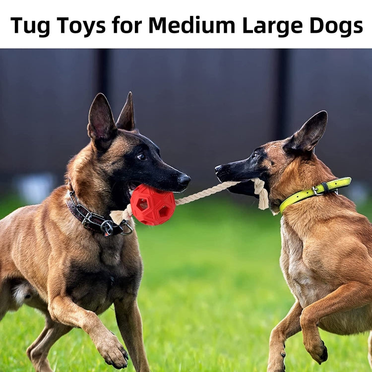 Hydrangea Shaped Dog Interactive Chew Toy With Rope Pet Products