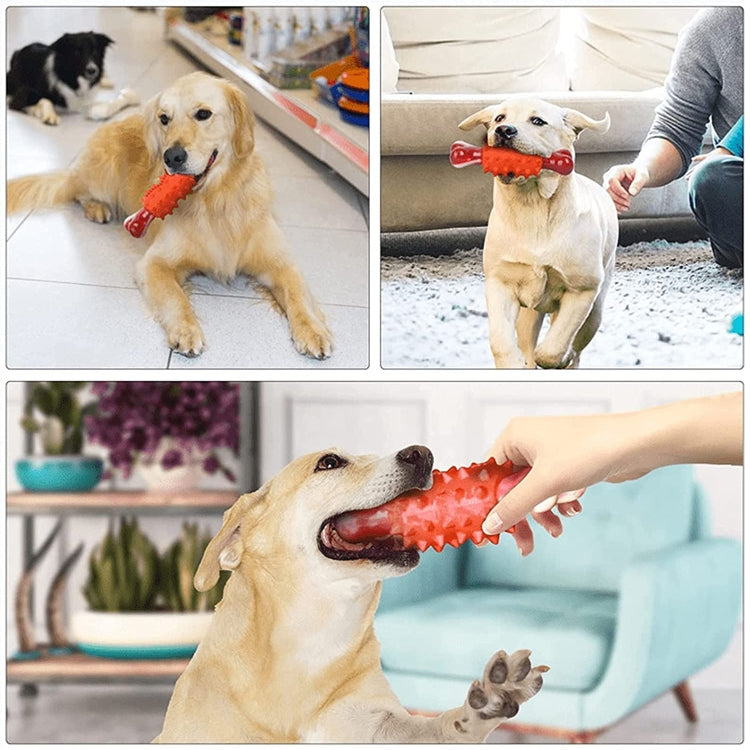 Natural Rubber + Nylon Material Rubberized Biting Shape Dog Biting Toys Pet Products