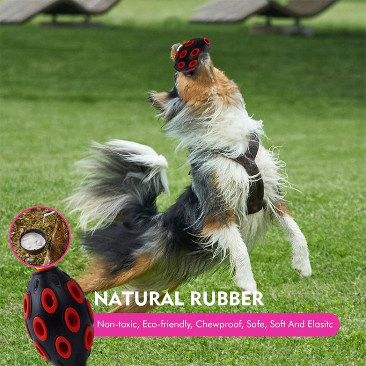 Rubber Sea Anemone Double Layer Rugby Dog Chew Toy Pet Products