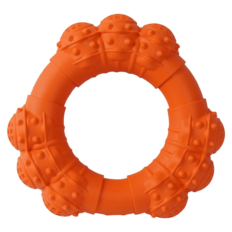 Rubber Solid Throwing Ring Dog Grinding Chew Toy Pet Products