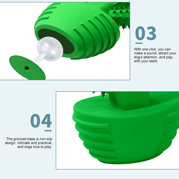 Pet Toothbrush Vocal Cleaning Teeth Molar Rod Dog Toy Supplies