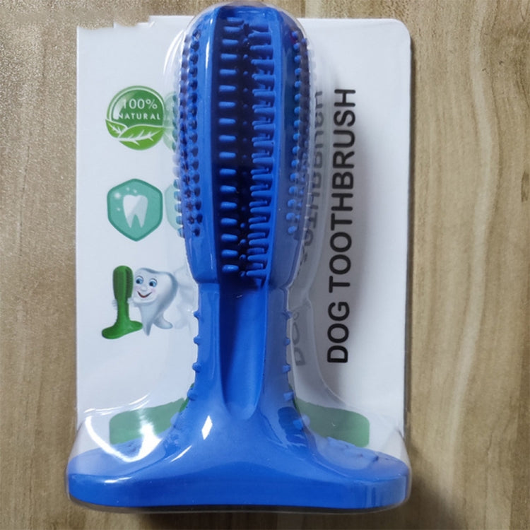 Pet Toothbrush Vocal Cleaning Teeth Molar Rod Dog Toy Supplies, Size: 18x13.5x5.5cm(Green)
