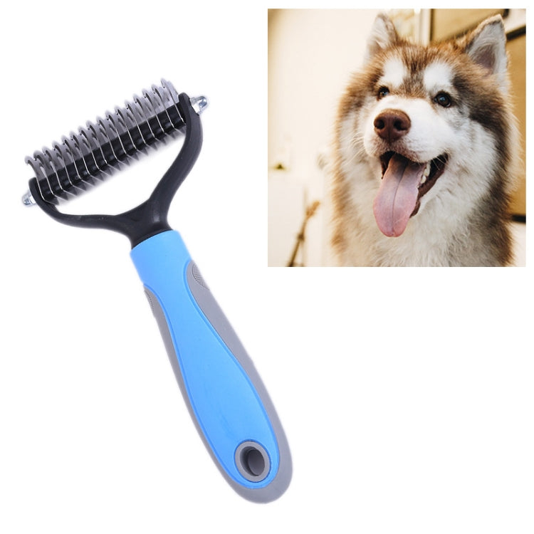 Pet Comb Beauty Cleaning Supplies Dog Stainless Steel Dog Comb, Size: 17 x 6.6 cm