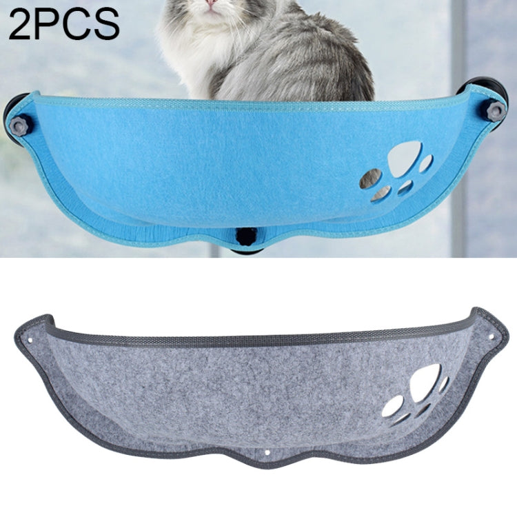 2 PCS Cat Window Swing Sucker Cat Hammock Window Sill Glass Pet Supplies