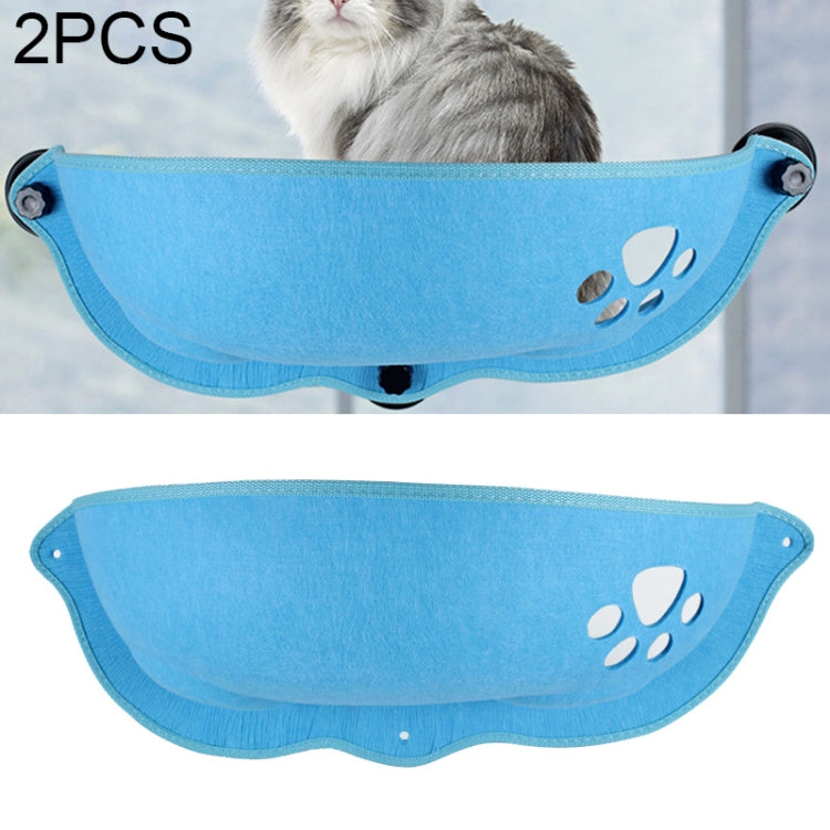 2 PCS Cat Window Swing Sucker Cat Hammock Window Sill Glass Pet Supplies