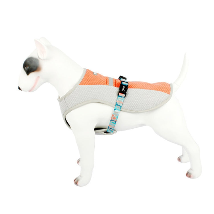 TUFFHOUND TH00204 Summer Pet Clothes Dog Cooling Vest Clothes, Size: S(Orange)
