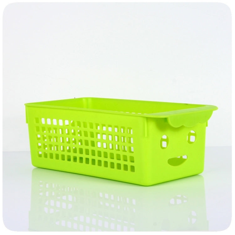 Cute Smiley Plastic Rectangular Storage Baskets