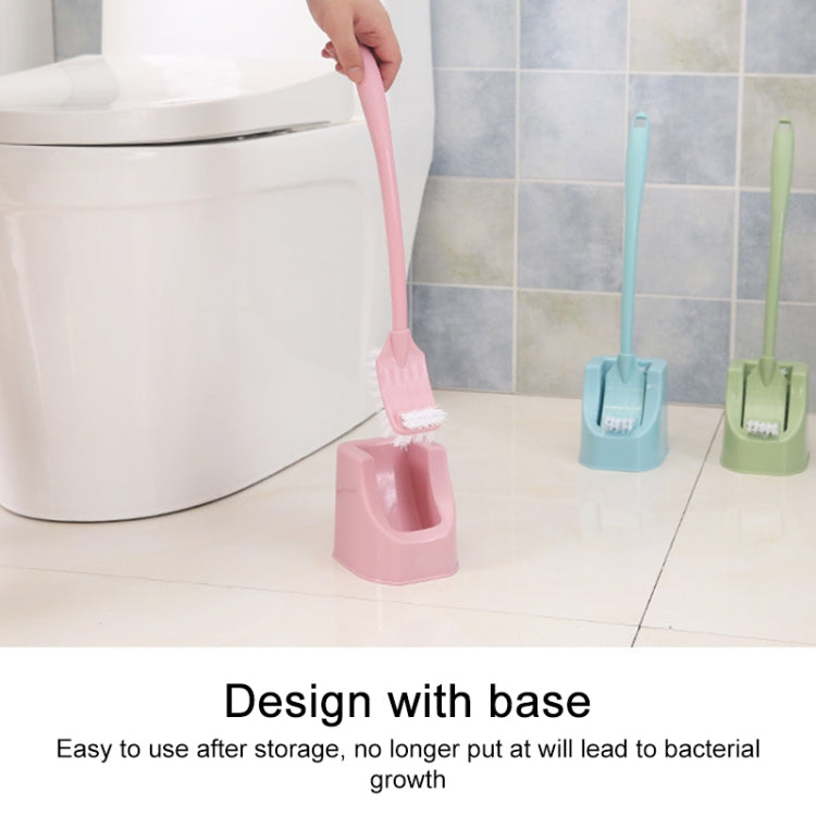 Sided Curved Handle Toilet Brush Toilet Cleaning Brush Back No Dead Toilet Cleaning Brush, Random Color Delivery