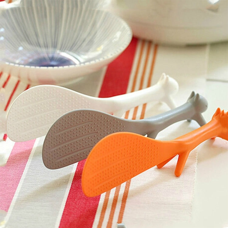 3 Pack Cute Squirrel Spoon Vertical Shape Can Random Color Delivery (Size : 21cm)